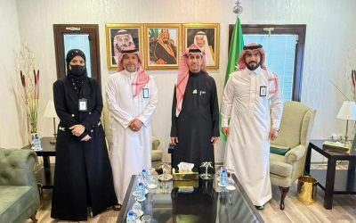 زيارة رئيس مجلس ادارة جمعية كرة القدم المصغرة لنائب سفير المملكة في دولة تونس